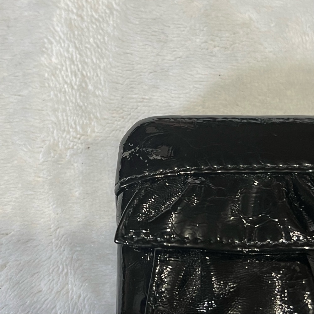 2/$20 - Black Victorian Goth Ruffle Wallet - Picture 4 of 8